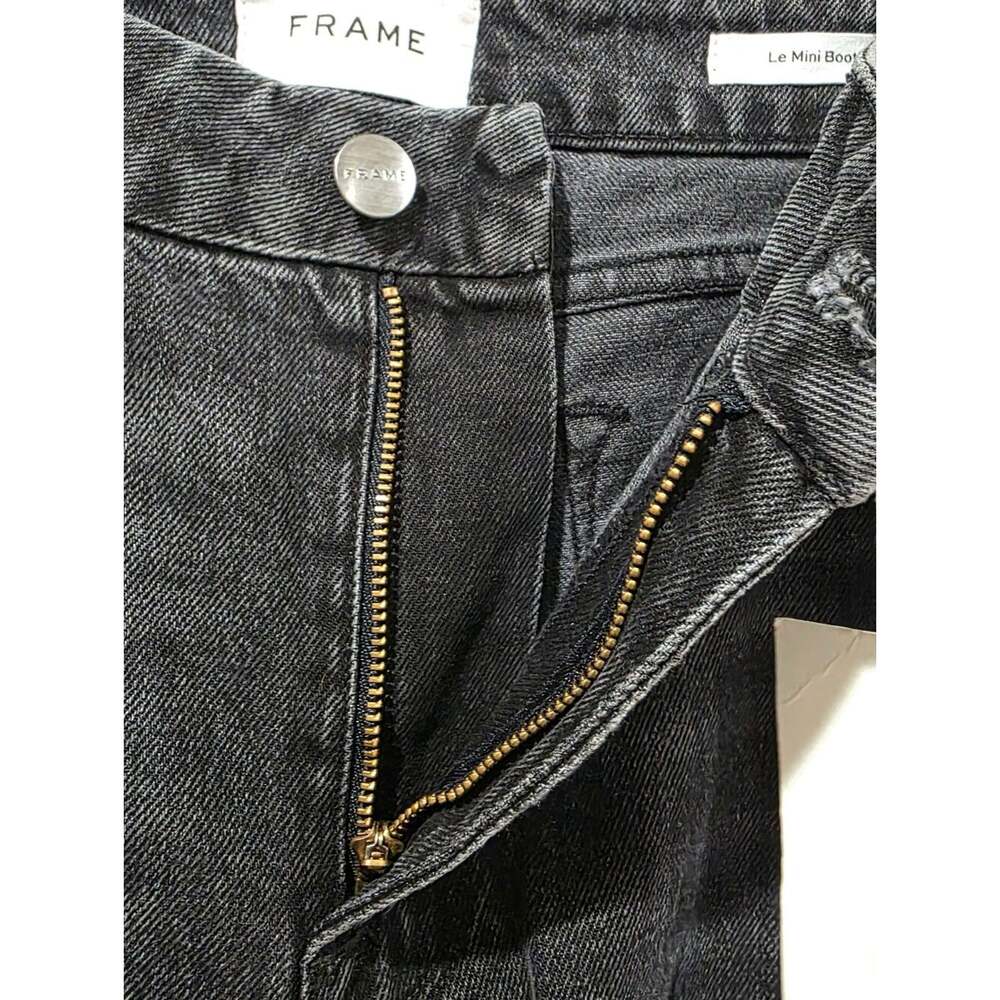 Frame Le Mini Boot Distressed Bootcut Jeans - Picture 6 of 8